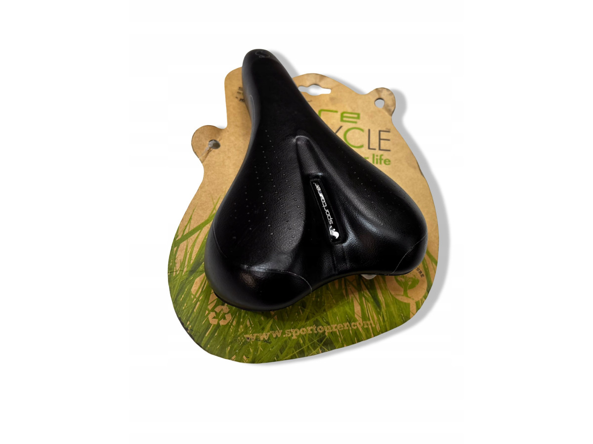 SIODEŁKO ROWEROWE SPORTTOURER FLX GEL TREKKING/ MTB CZARNE WYGODNE ŻELOWE