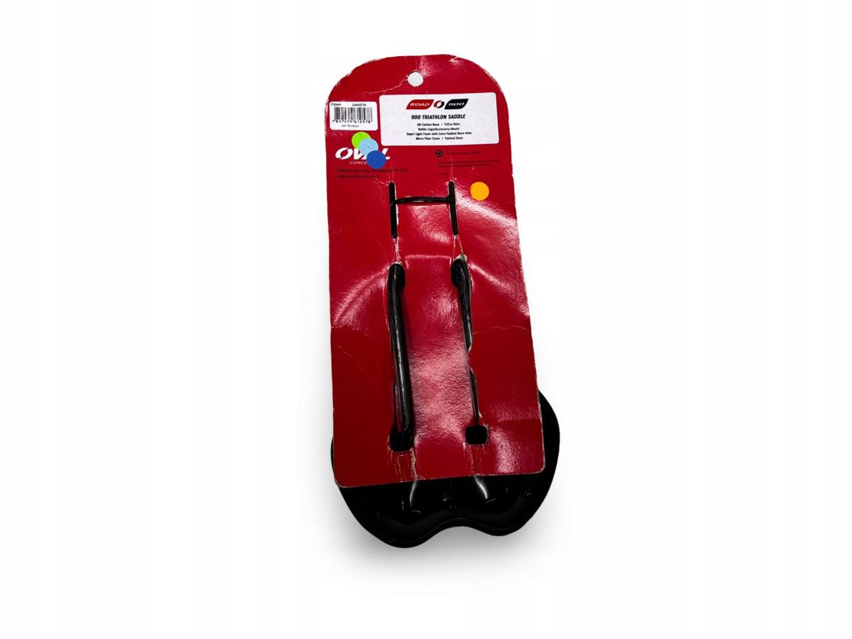 SIODEŁKO ROWEROWE OVAL 900 TRIATHLON SADDLE CZARNE SZOSOWE CARBON