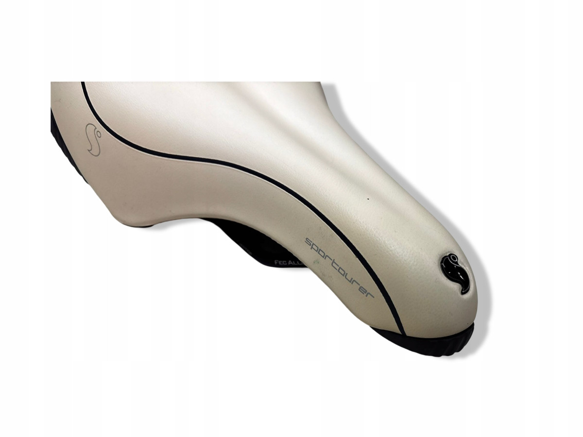 SIODEŁKO ROWEROWE SPORTTOURER GARDA KREMOWE SELLE ITALIA TREKKING SZEROKIE