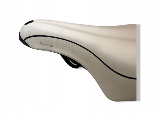 SIODEŁKO ROWEROWE SPORTTOURER GARDA KREMOWE SELLE ITALIA TREKKING SZEROKIE