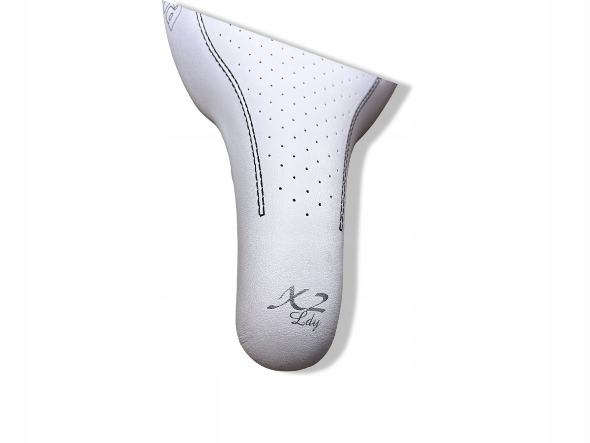 SIDEŁKO SELLE ITALIA X2 LADY BIAŁE SZOSA MTB 145MM SZEROKOŚCI