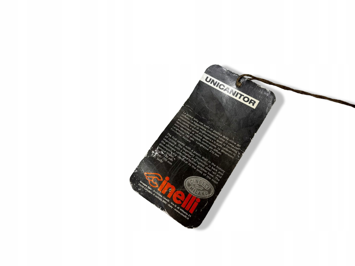 SIDEŁKO CINELLI UNICANITOR BREVETTATA MILANO BIAŁE SZOSOWE TWORZYWO