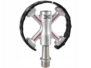 PEDAŁY XPEDO TRAVERSE 6 PLATFORMOWE BLACK ALUMINIUM CROMO XCF06AC