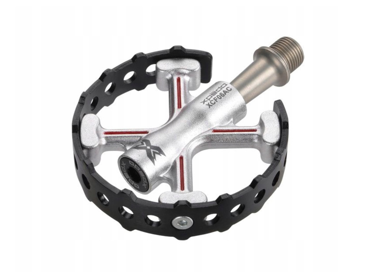 PEDAŁY XPEDO TRAVERSE 6 PLATFORMOWE BLACK ALUMINIUM CROMO XCF06AC