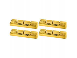 KLOCKI HAMULCOWE SWISSSTOP RACE PRO ŻÓŁTE V-BRAKE YELLOW KING