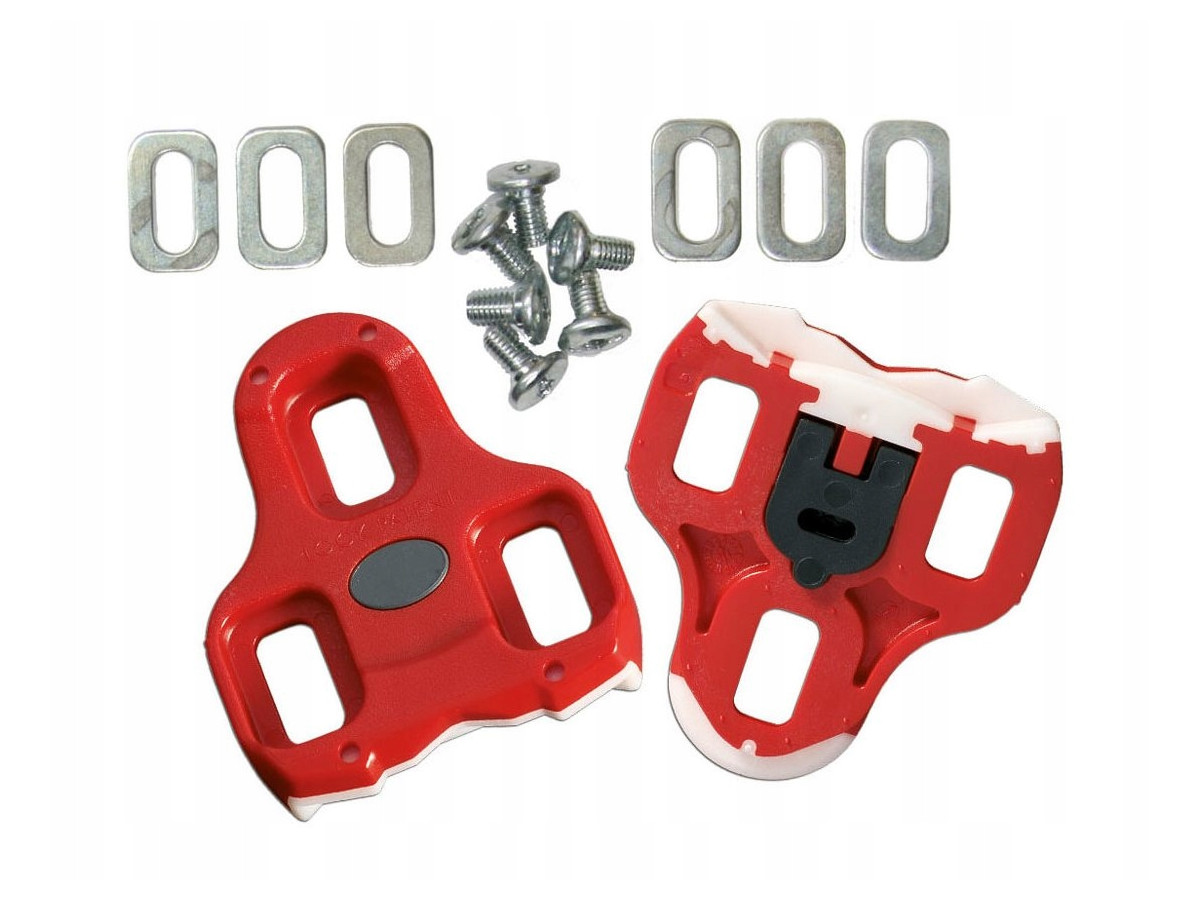 BLOKI DO PEDAŁÓW LOOK KEO CLEATS CZERWONE 9 STOPNI