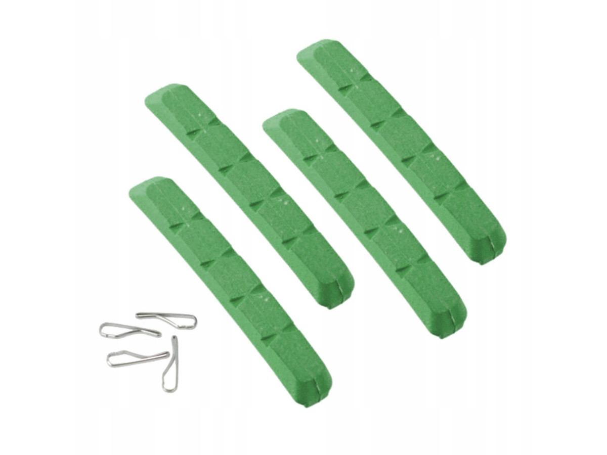 KLOCKI HAMULCOWE SWISSSTOP RX GHP ZIELONE V-TYPES ALUMINIUM SPORT RIMS