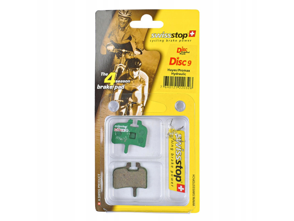 KLOCKI HAMULCOWE SWISSSTOP DISC 9 ORGANIC HAYES PROMAX HYDRAULIC KOMPLET