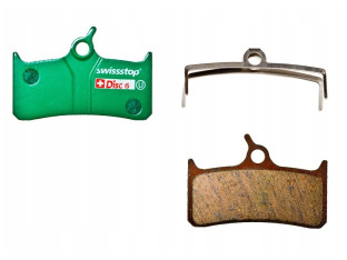 KLOCKI HAMULCOWE SWISSSTOPPRGANIC SHIMNAO XT 755 GRIMECA SYSTEM 8 SRAM HOPE