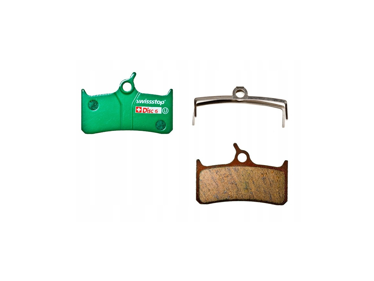 KLOCKI HAMULCOWE SWISSSTOPPRGANIC SHIMNAO XT 755 GRIMECA SYSTEM 8 SRAM HOPE