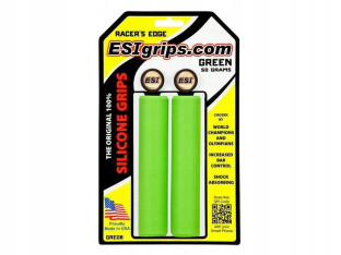 CHWYTY ROWEROWE ESI GRIPS RACER EDGE SILICONE MADE IN USA GREEN