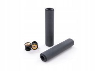 CHWYTY ROWEROWE ESI GRIPS RACER EDGE SILICONE MADE IN USA GRAY