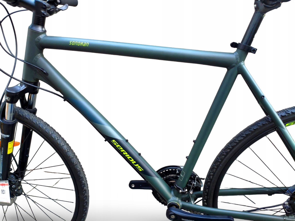 ROWER CROSSOWY SERIOUS SONORAN RAMA 56CM KOŁA 28" DEORE/ALIVIO HYDRAULIKA