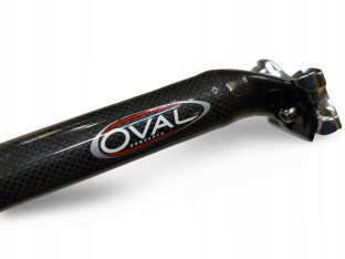 SZTYCA KARBONOWA SZOSA/MTB OVAL CONCEPTS 31,6MM DŁUGOŚĆ 225MM WAGA 220G