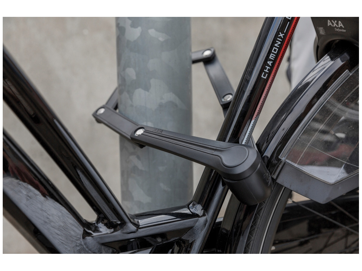 ZAPIĘCIE ROWEROWE SKŁADANE AXA FOLD 100 100CM STAL HARTOWANA 7MM + UCHWYT