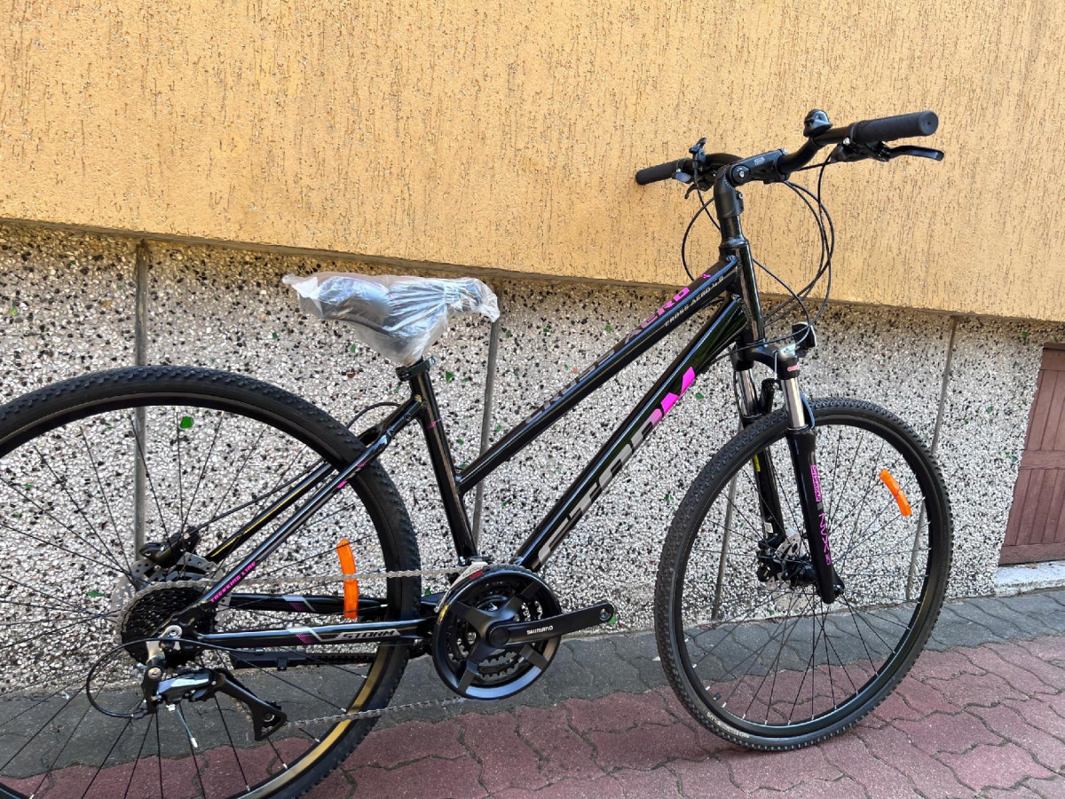 DAMSKI ROWER CROSSOWY STORM CROSS AERO 4.0 28 (M) SHIMANO ACERA HYDRAULIKA