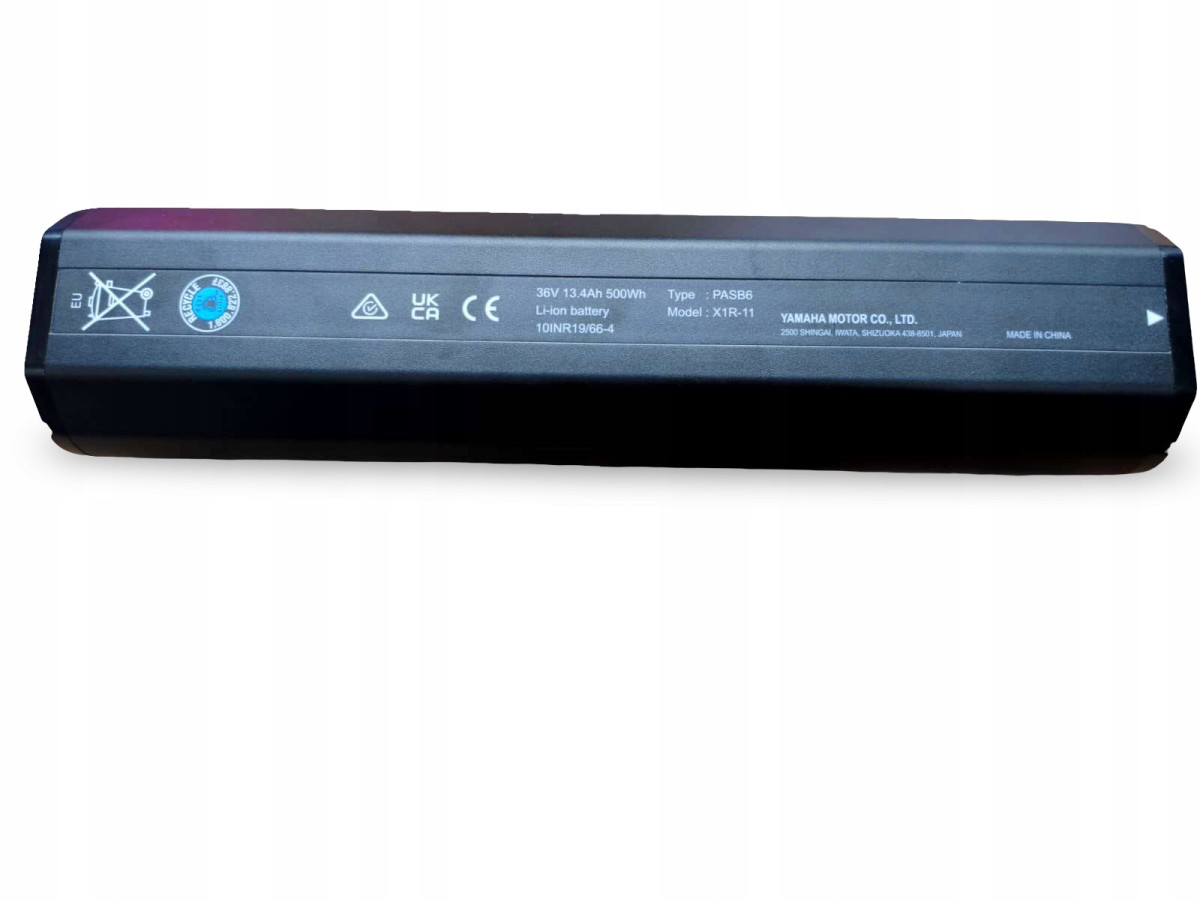 BATERIA YAMAHA INTUBE 500WH 36V 13,4AH PASB6 MODEL X1R-11