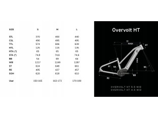 ROWER ELEKTRYCZNY LAPIERRE OVERVOLT HT 5.5 MID RAMA S BOSCH SMART 500WH