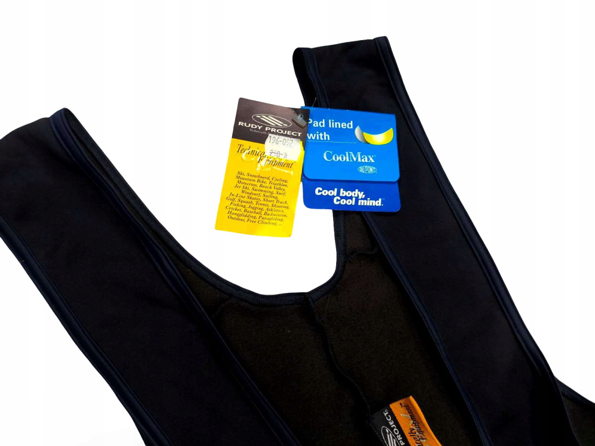 SPODNIE ROWEROWE RUDY PROJECT ROZMIAR L MADE IN ITALY COOLMAX WKŁADKA