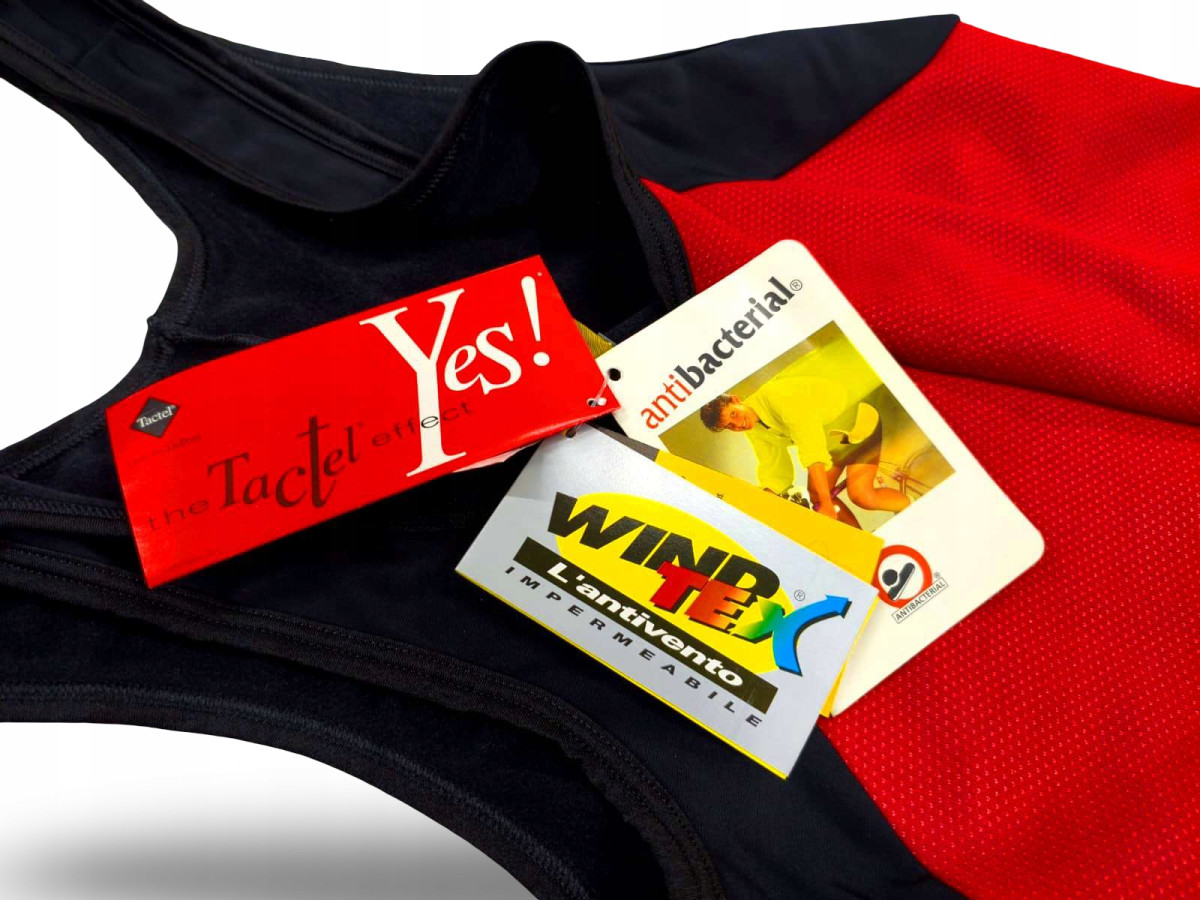 SPODNIE ROWEROWE RUDY PROJECT ROZMIAR L MADE IN ITALY WINDTEX WKŁADKA