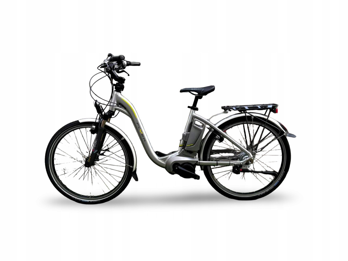 ROWER ELEKTRYCZNY FLYER RAMA 50CM KOŁA 26 SHIMANO NEXUS 8S BATERIA 540WH