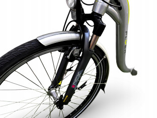 ROWER ELEKTRYCZNY FLYER RAMA 50CM KOŁA 26 SHIMANO NEXUS 8S BATERIA 540WH