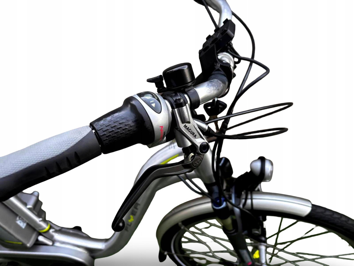 ROWER ELEKTRYCZNY FLYER RAMA 50CM KOŁA 26 SHIMANO NEXUS 8S BATERIA 540WH