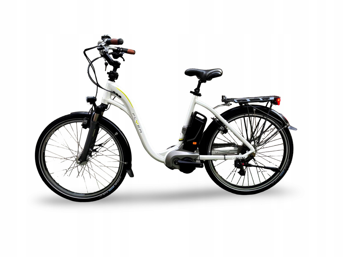 ROWER ELEKTRYCZNY FLYER RAMA 50CM KOŁA 26 DEORE XT 10S PRZEBIEG 896KM 540WH