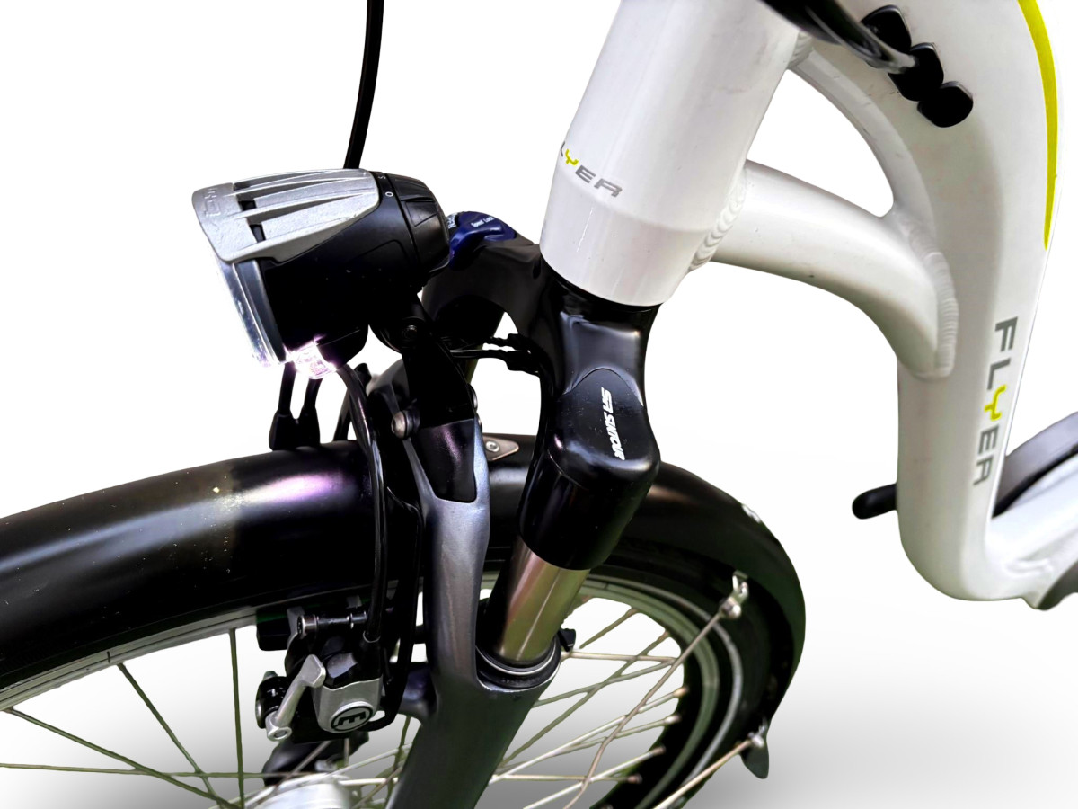 ROWER ELEKTRYCZNY FLYER RAMA 50CM KOŁA 26 DEORE XT 10S PRZEBIEG 896KM 540WH