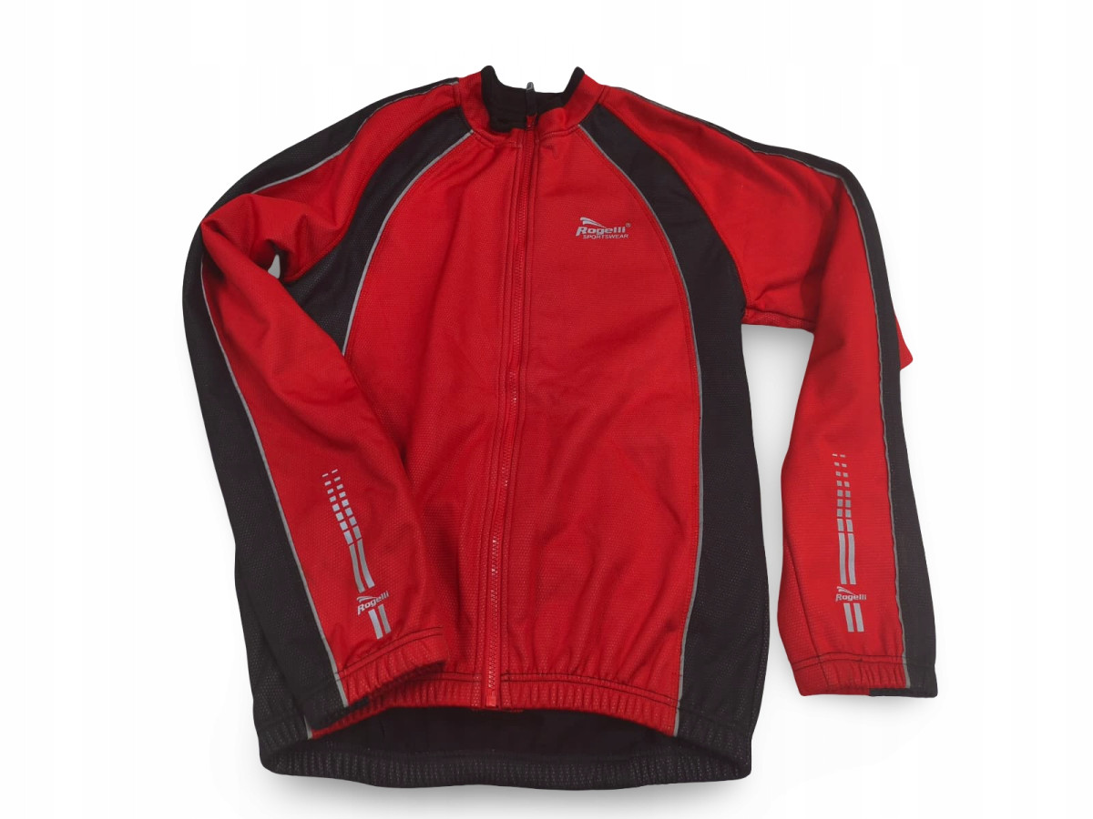 BLUZA ROWEROWA KOLARSKA ROGELLI MERANO ROZMIAR S CZERWONA