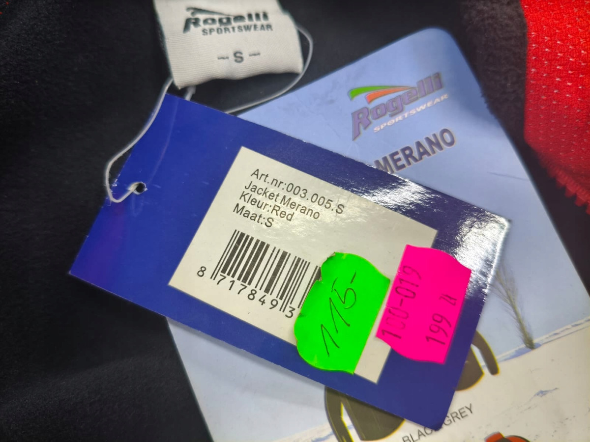 BLUZA ROWEROWA KOLARSKA ROGELLI MERANO ROZMIAR S CZERWONA