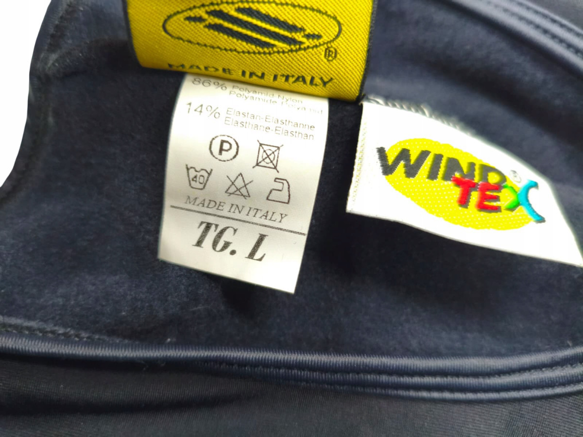 SPODNIE ROWEROWE NA SZELKACH RUDY PROJECT WINDTEX ROZMIAR L MADE IN ITALY