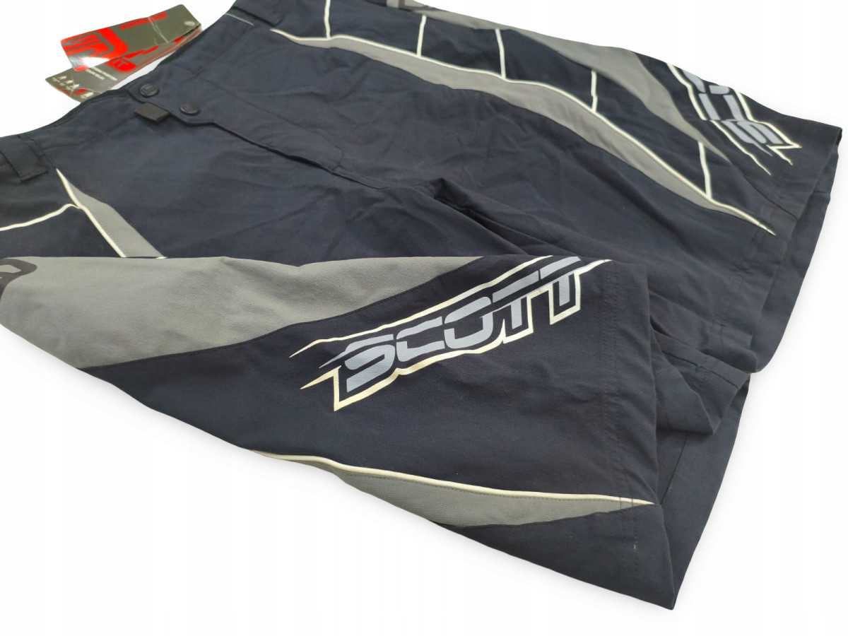 SPODENKI ROWEROWE SCOTT RC PRO LSE ROZMIAR XXL BLACK/SILVER BEZ WKŁADKI