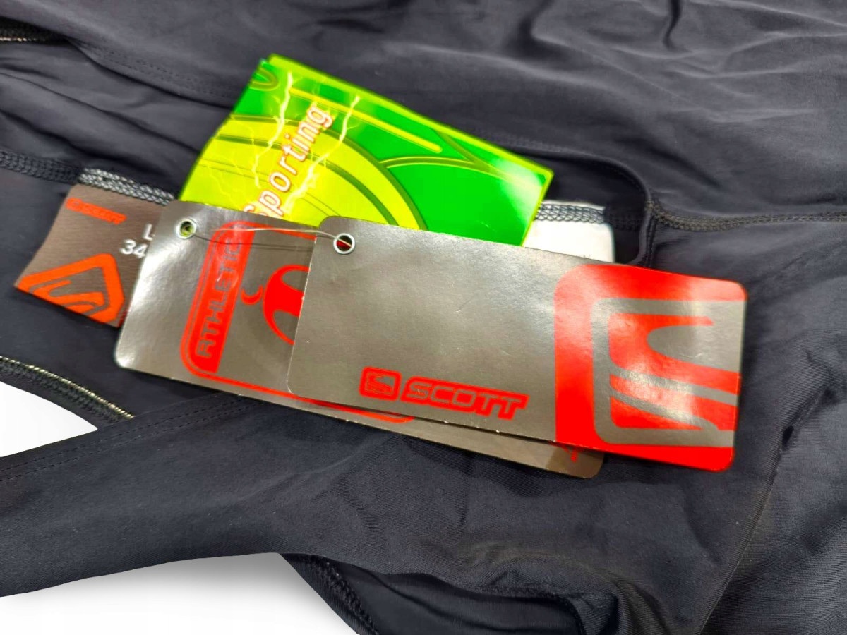 SPODENKI ROWEROWE SCOTT BIBSHORTS NA SZELKACH ROZMIAR L/34 WKŁADKA CZARNE