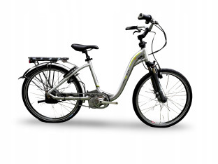 ROWER ELEKTRYCZNY MIEJSKI FLYER RAMA 46CM KOŁA 26" NUVINCI ENVIOLO