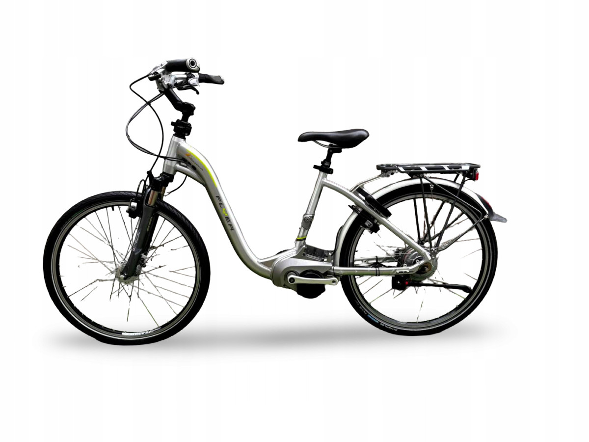 ROWER ELEKTRYCZNY MIEJSKI FLYER RAMA 46CM KOŁA 26" NUVINCI ENVIOLO