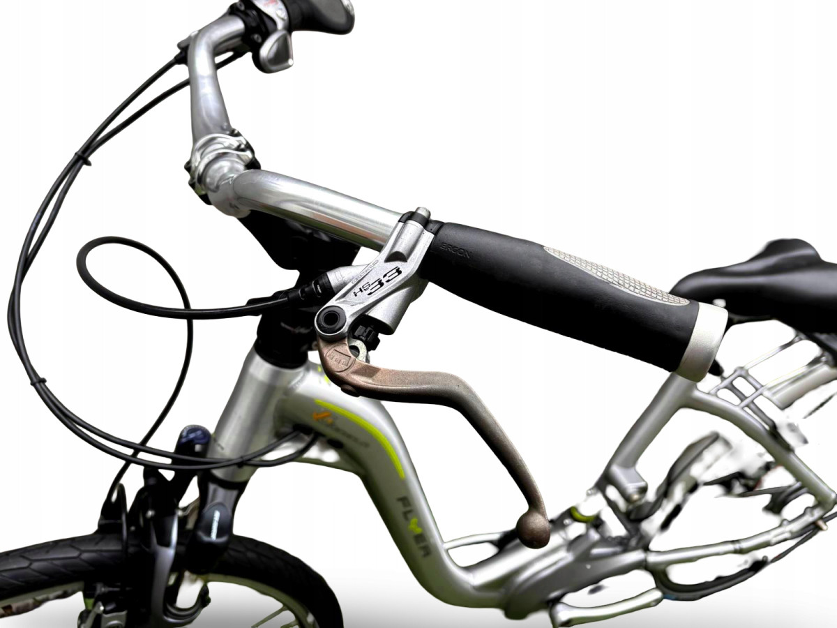 ROWER ELEKTRYCZNY MIEJSKI FLYER RAMA 46CM KOŁA 26" NUVINCI ENVIOLO