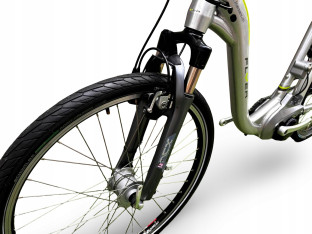 ROWER ELEKTRYCZNY MIEJSKI FLYER RAMA 46CM KOŁA 26" NUVINCI ENVIOLO