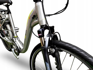 ROWER ELEKTRYCZNY MIEJSKI FLYER RAMA 46CM KOŁA 26" NUVINCI ENVIOLO