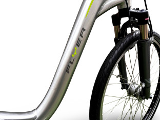 ROWER ELEKTRYCZNY MIEJSKI FLYER RAMA 46CM KOŁA 26" NUVINCI ENVIOLO