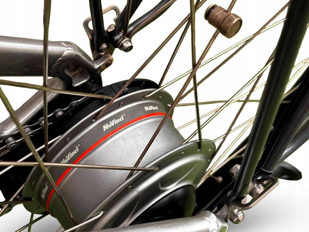 ROWER ELEKTRYCZNY MIEJSKI FLYER RAMA 46CM KOŁA 26" NUVINCI ENVIOLO