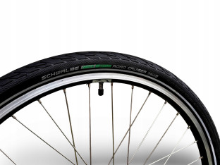 KOŁO PRZEDNIE ALEXRIMS 26" DYNAMO DEORE XT SCHWALBE ROAD CRUISER 26X1,75