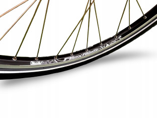 KOŁO PRZEDNIE ALEXRIMS 26" DYNAMO DEORE XT SCHWALBE ROAD CRUISER 26X1,75