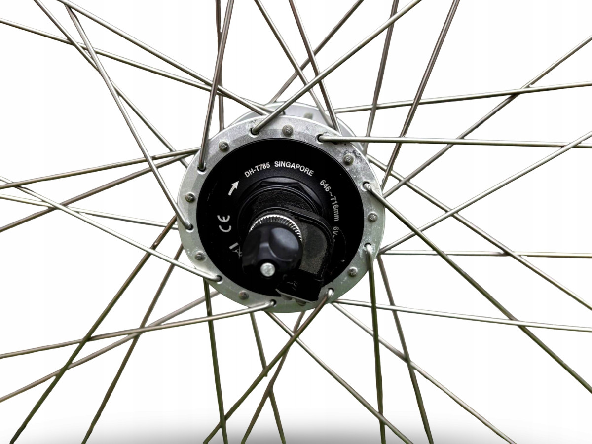 KOŁO PRZEDNIE ALEXRIMS 26" DYNAMO DEORE XT SCHWALBE ROAD CRUISER 26X1,75