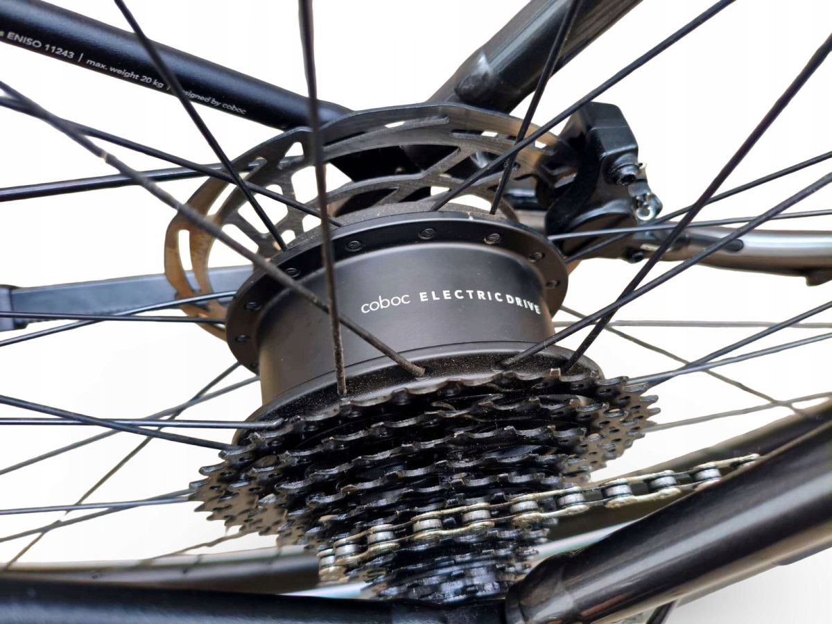 ROWER ELEKTRYCZNY COBOC VESTERBRO DMT RAMA L/57CM SRAM NX 11S WAGA 15,6KG