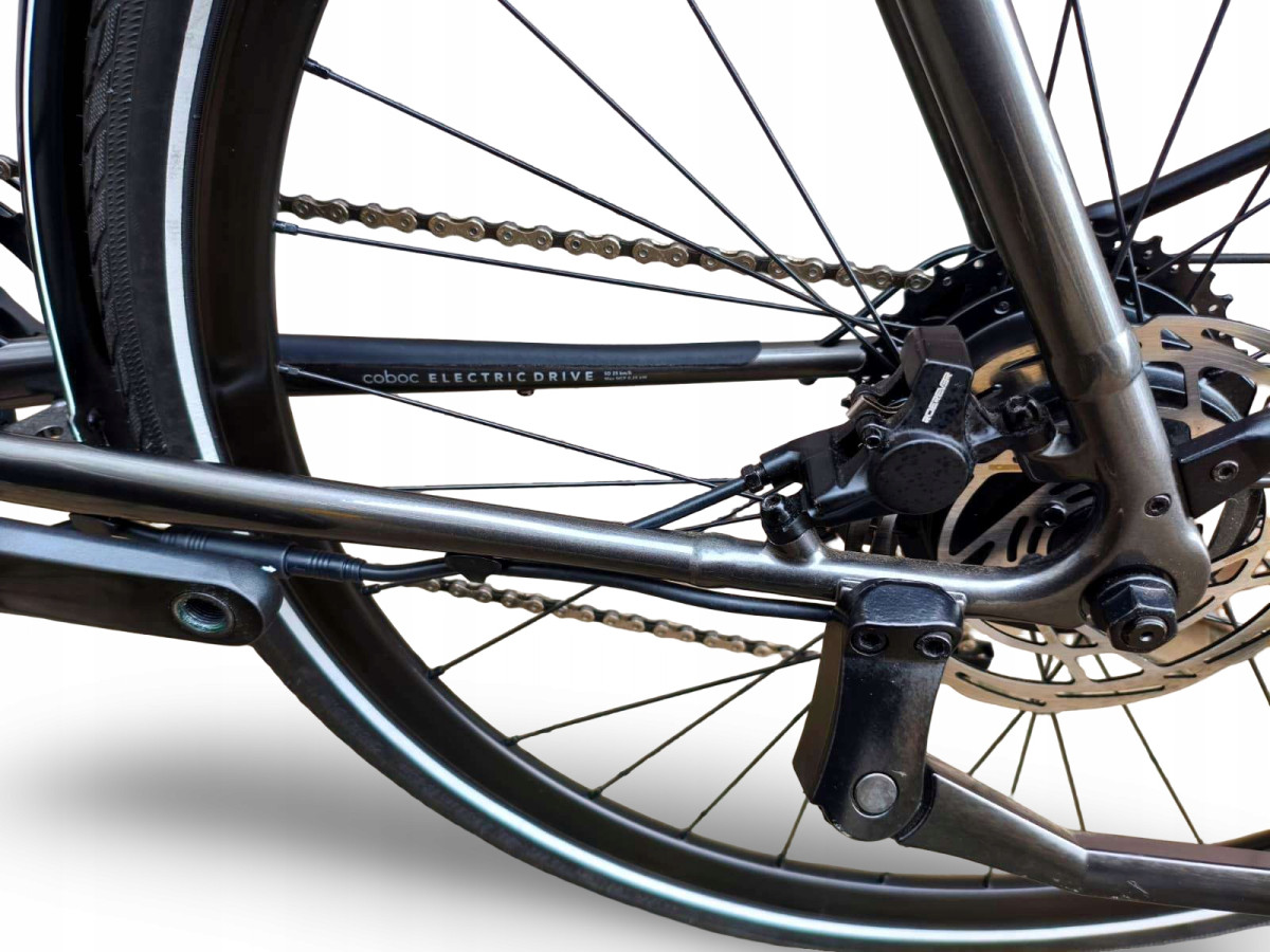 ROWER ELEKTRYCZNY COBOC VESTERBRO DMT RAMA L/57CM SRAM NX 11S WAGA 15,6KG