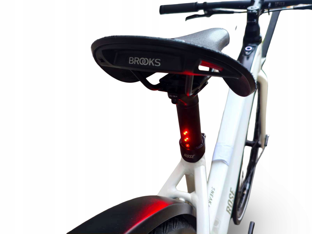 ROWER ELEKTRYCZNY ROSE SNEAK PLUS EQ RAMA 43CM MAHLE X35 PASEK GATES 14KG