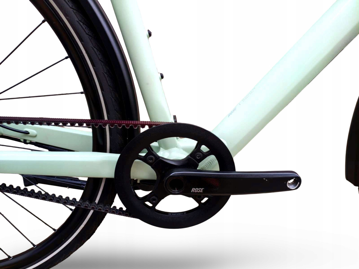 ROWER ELEKTRYCZNY ROSE SNEAK PLUS EQ RAMA 62CM MAHLE X35 PASEK GATES 14KG