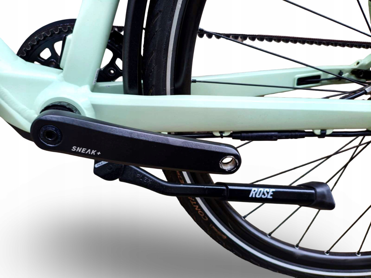 ROWER ELEKTRYCZNY ROSE SNEAK PLUS EQ RAMA 62CM MAHLE X35 PASEK GATES 14KG
