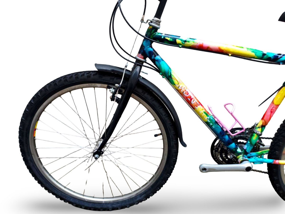 ROWER GÓRSKI STALOWY MONTANA RAMA 47CM KOŁA 26" ACERA 3X7 CANTILEVER RETRO